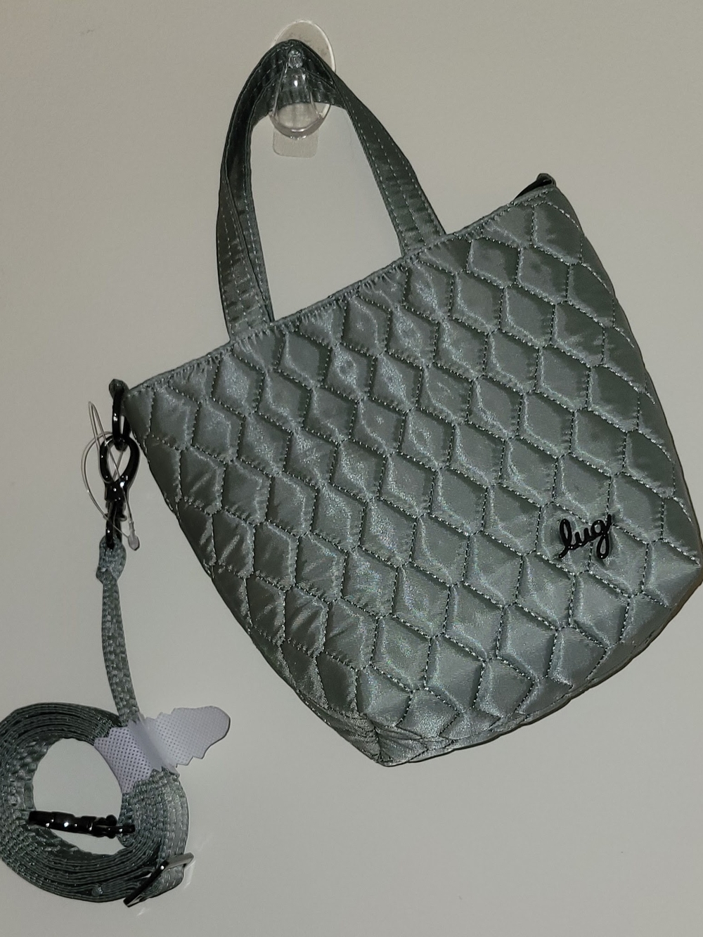NWOT Lug Tip Toe Crossbody Bag in sage green
